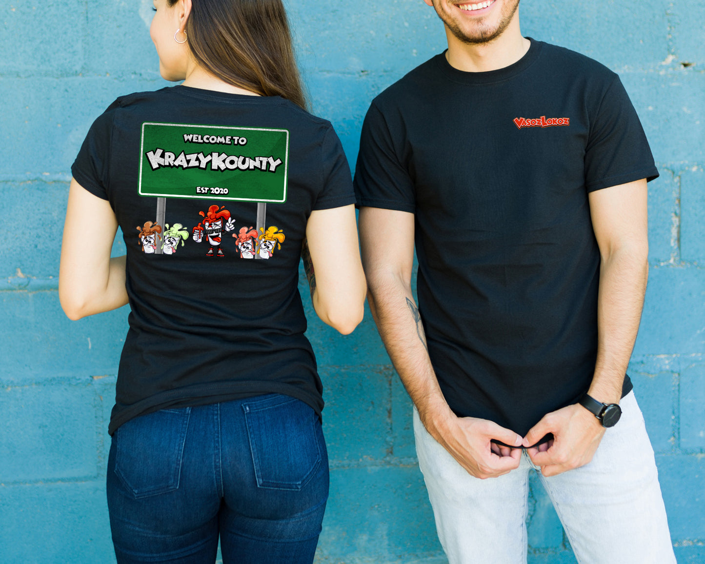 Krazy Kounty Black T-Shirt