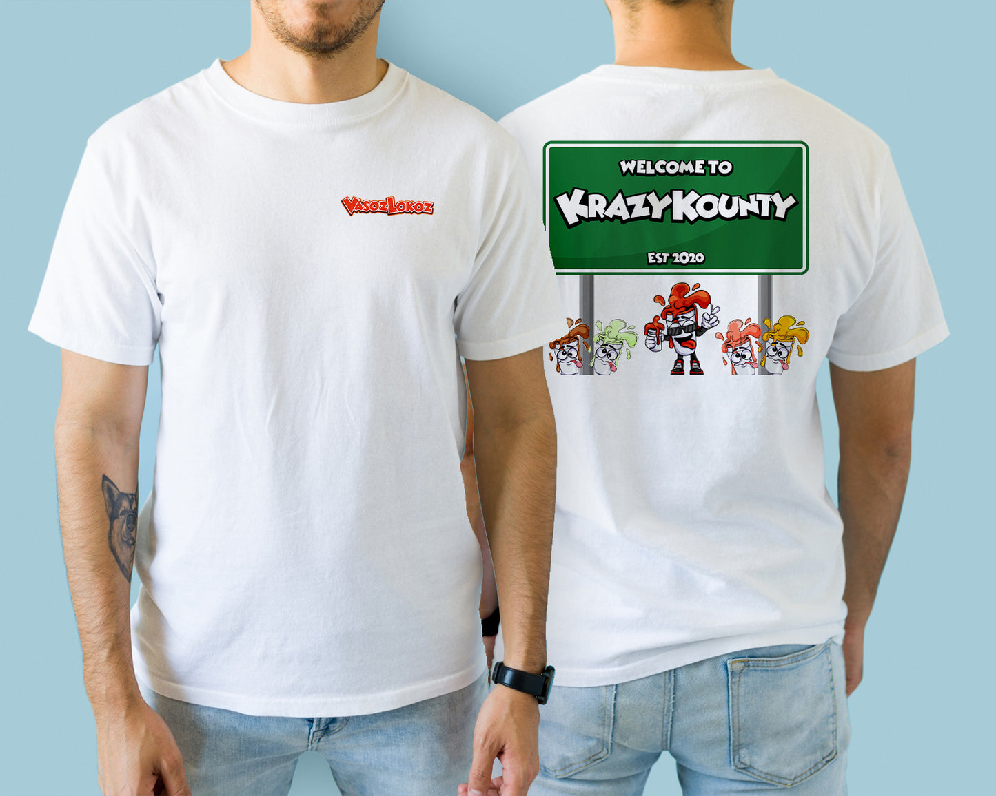 Krazy Kounty White T-Shirt