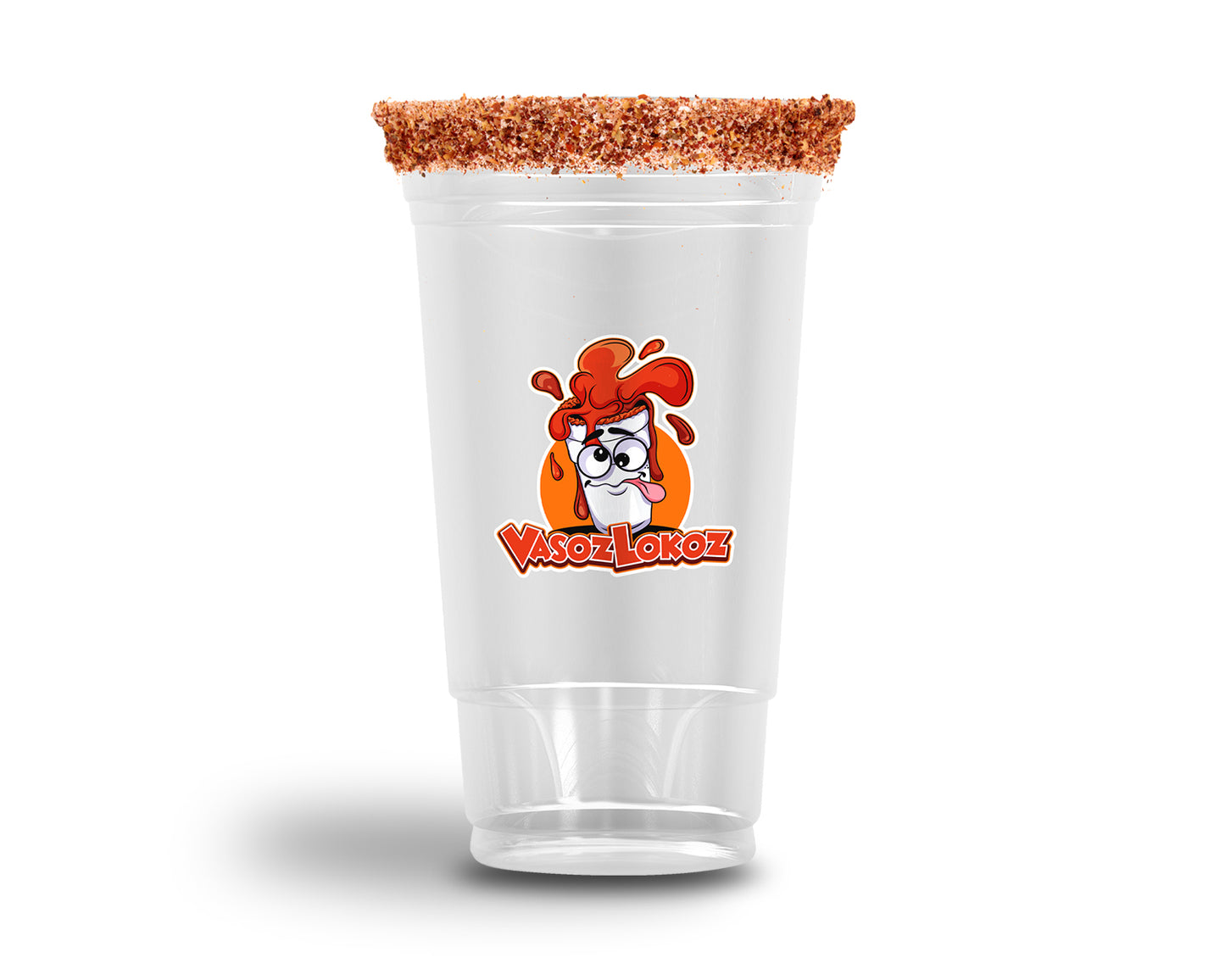 Chili limón pre-rimmed party cup for micheladas