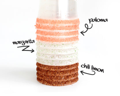 Lokoz Fiesta Kit (Chelada-Mix 25oz bottle | 12 rimmed cups | 12 tamarindo straws)